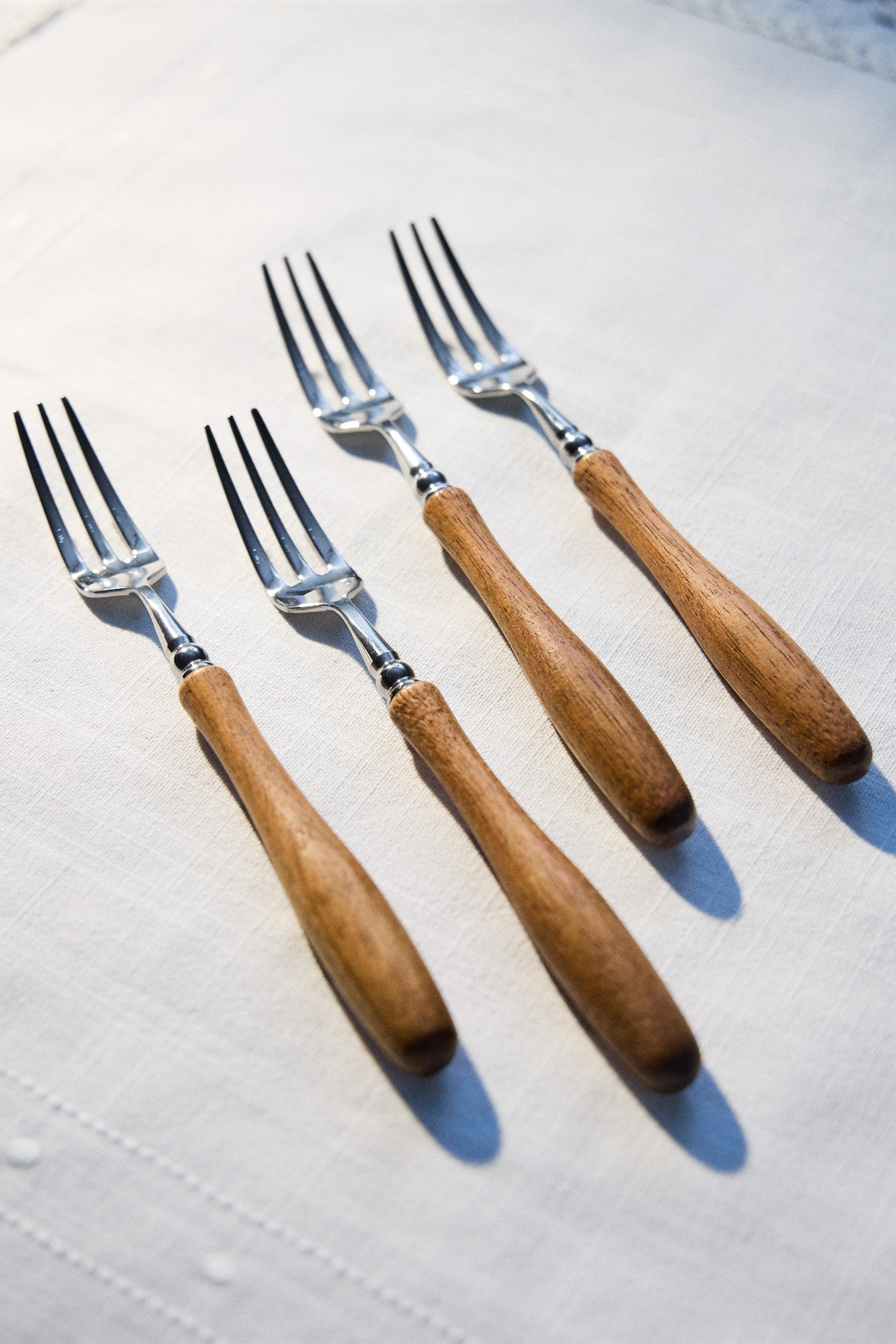 LOT FOURCHETTES BRUNCH MANCHE BOIS ACACIA (LOT 4)